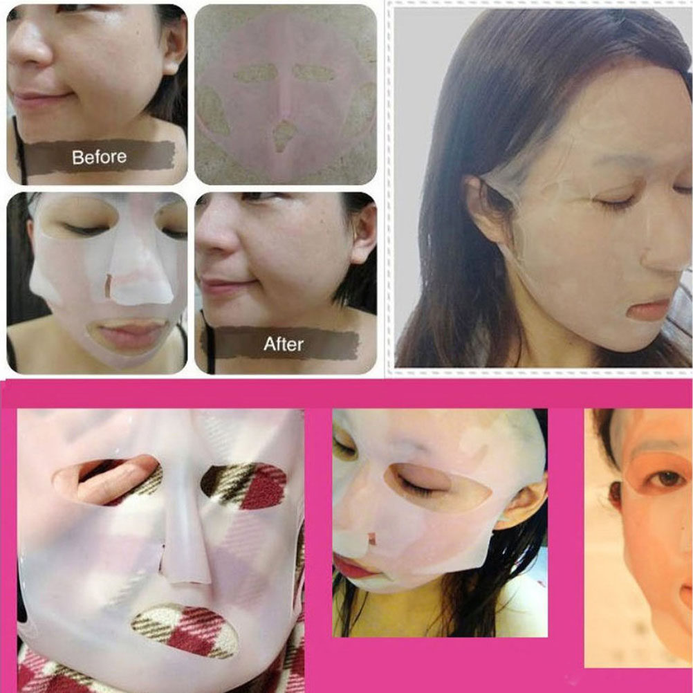 Face Mask Silicone - Silicone Reusable Waterproof Transparent Mask Cover