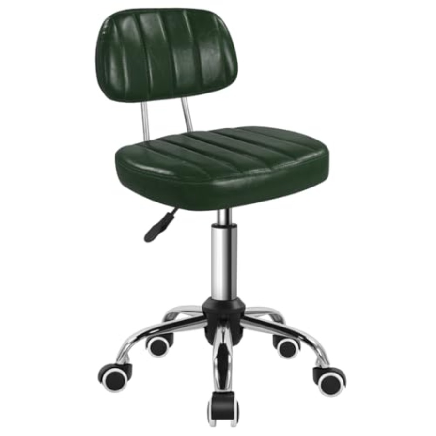 Spa & Wellness Retreat - Square Swivel Stool with Wheel for