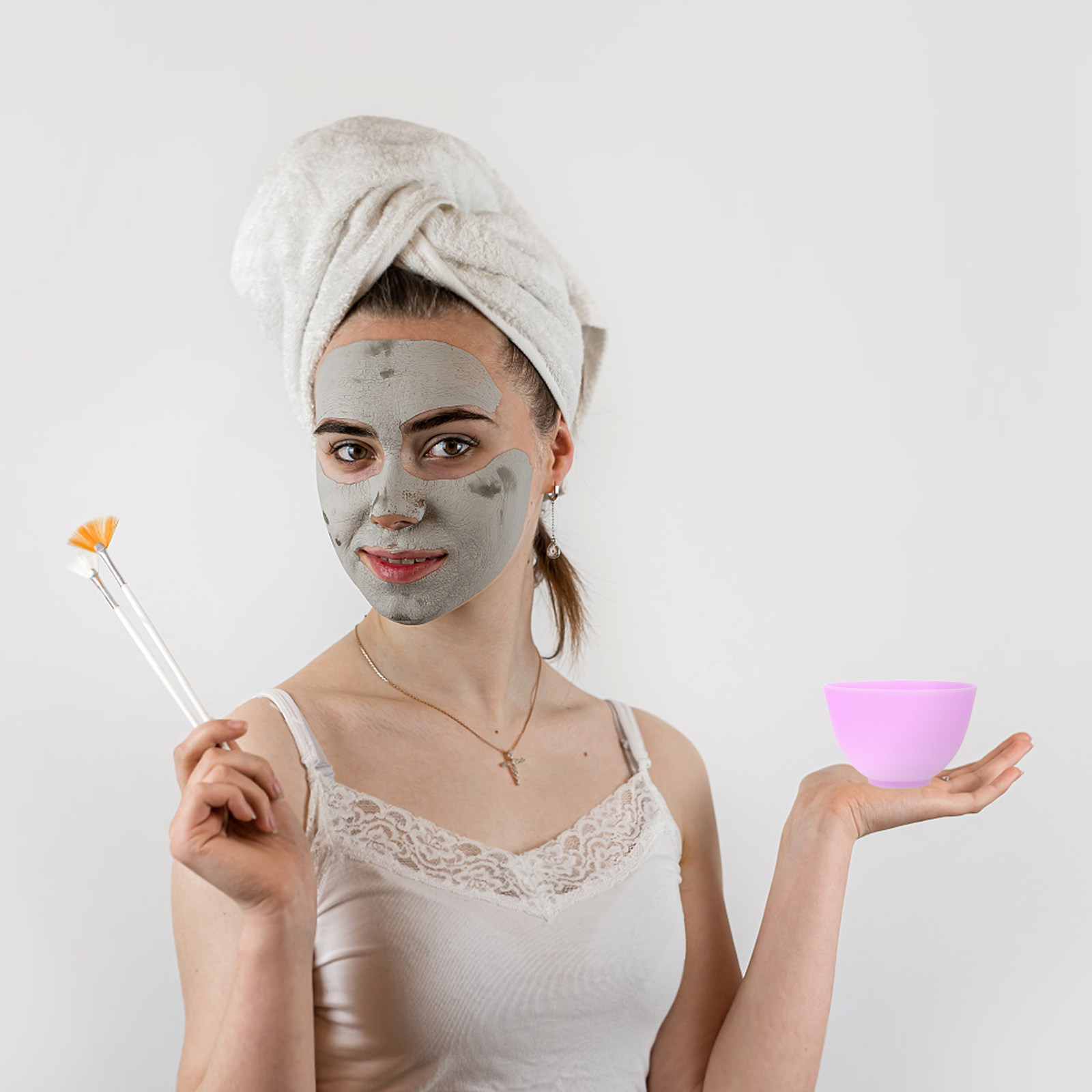 Face Mask Silicone - 6Pcs Face Mask Bowl Silicone DIY