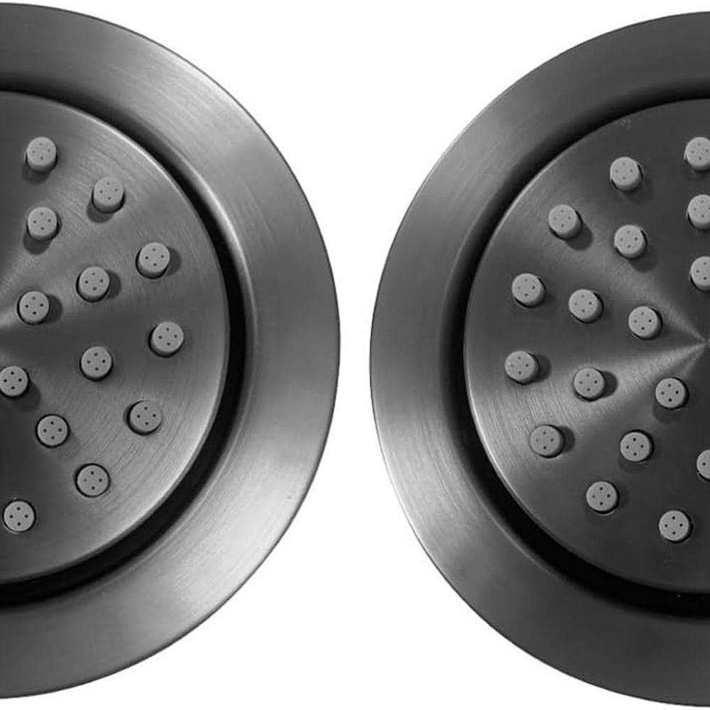 Spa & Wellness Retreat - Adjustable Wall-Mounted Round Brass Shower Jet