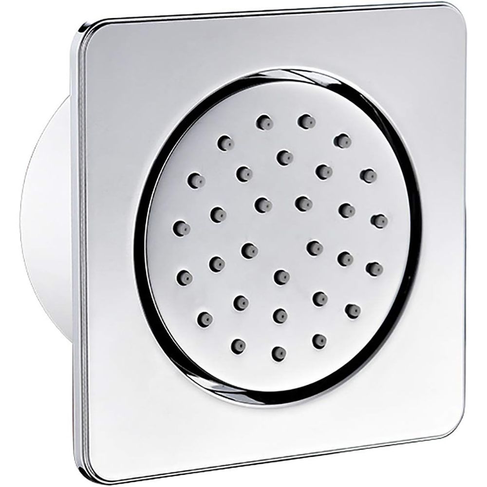 Spa & Wellness Retreat - Wall-Mounted Adjustable Brass Shower Jet, 130mm