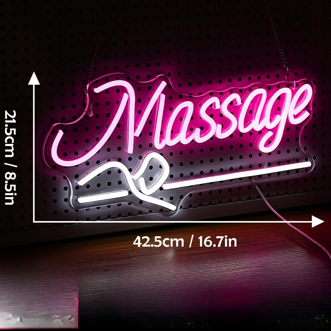 Massage Spa Open LED Neon Sign – Wellness Spa And Salon recenzja i cena