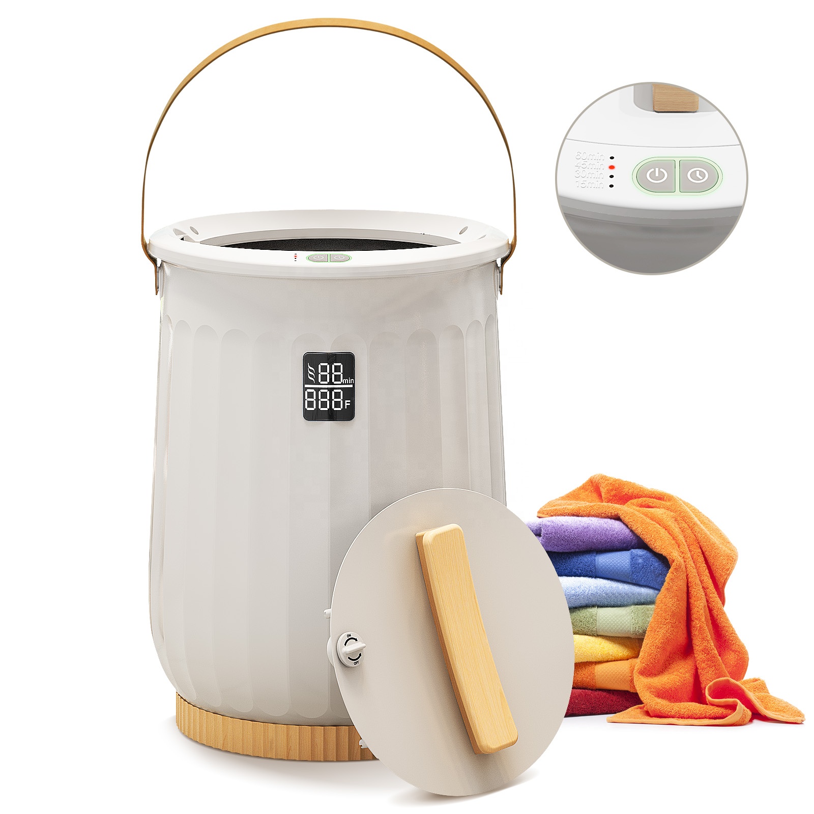20L Towel Warmer Bucket with T – Spa & Wellness Retreat recenzja i cena