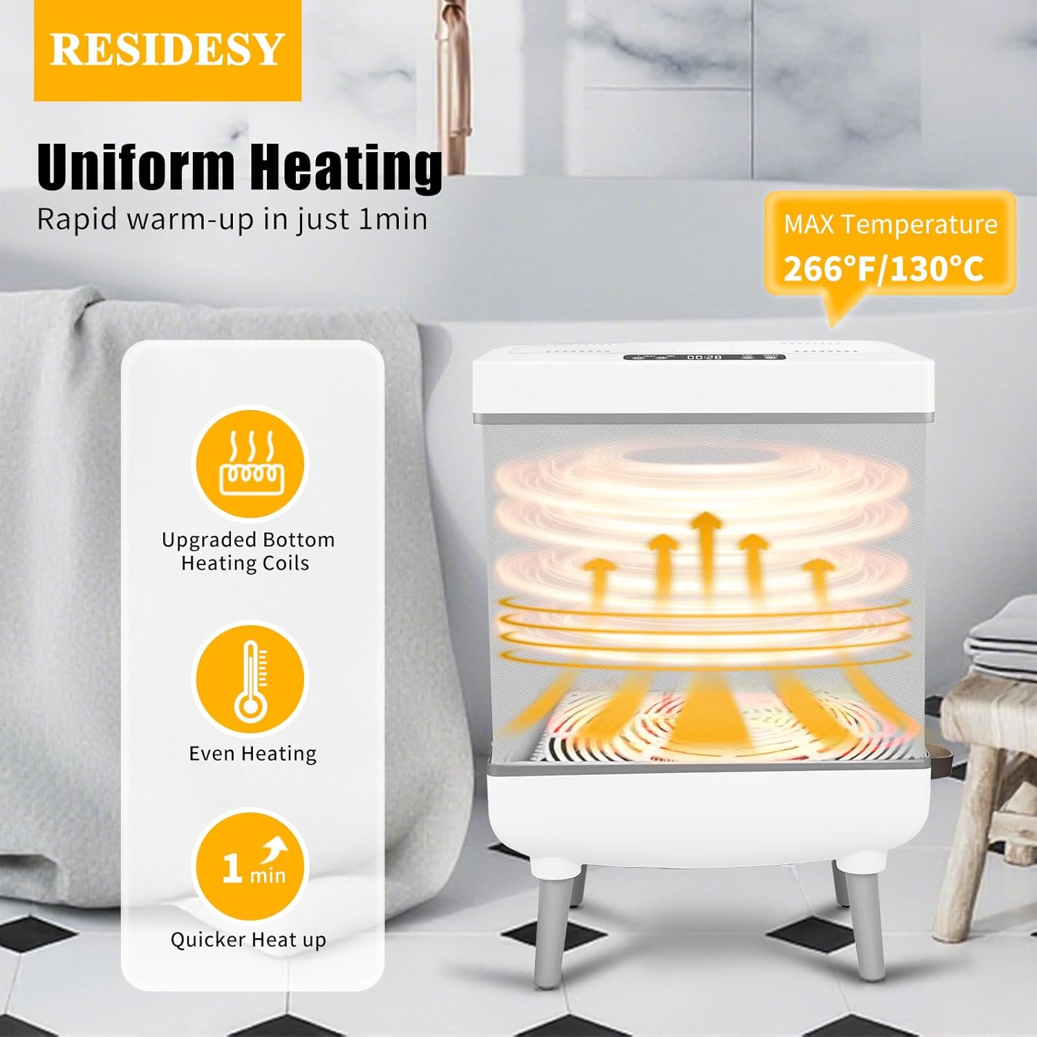 Foldable Towel Warmer & Dryer  – Spa & Wellness Retreat recenzja i cena