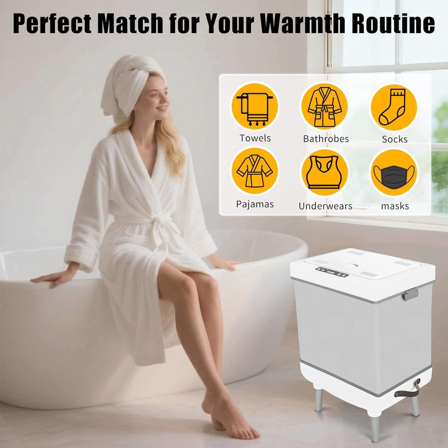 Foldable Towel Warmer & Dryer  – Spa & Wellness Retreat recenzja i cena