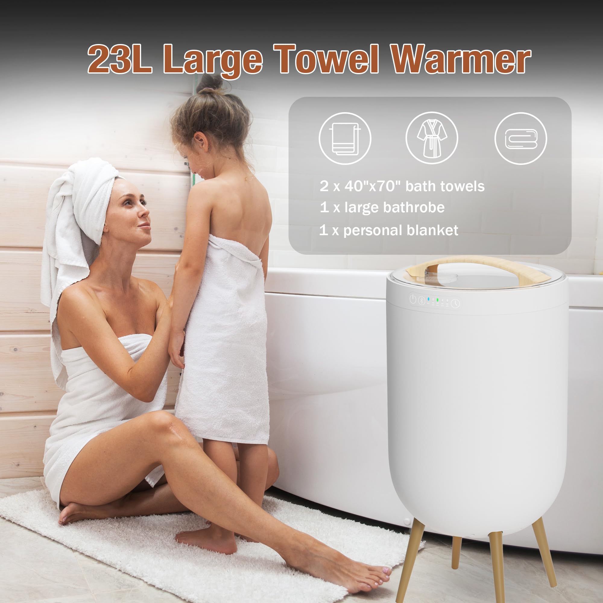 Luxury Spa Towel Warmer Bucket – Spa & Wellness Retreat recenzja i cena