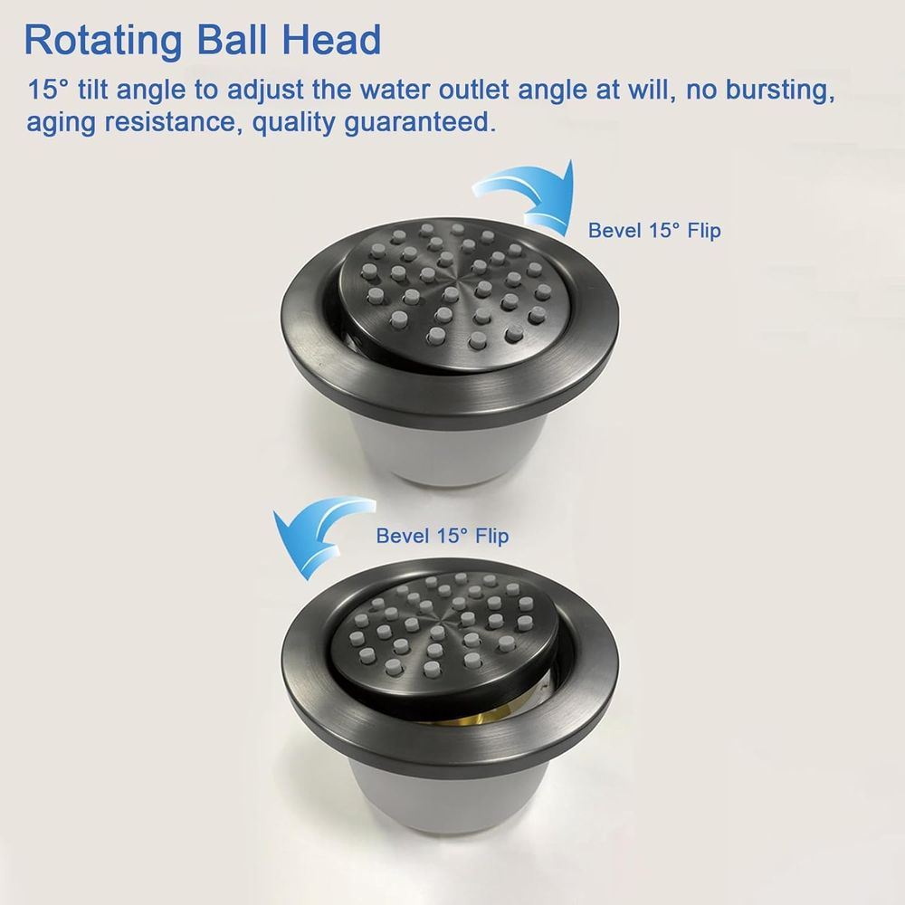 Adjustable Wall-Mounted Round  – Spa & Wellness Retreat recenzja i cena