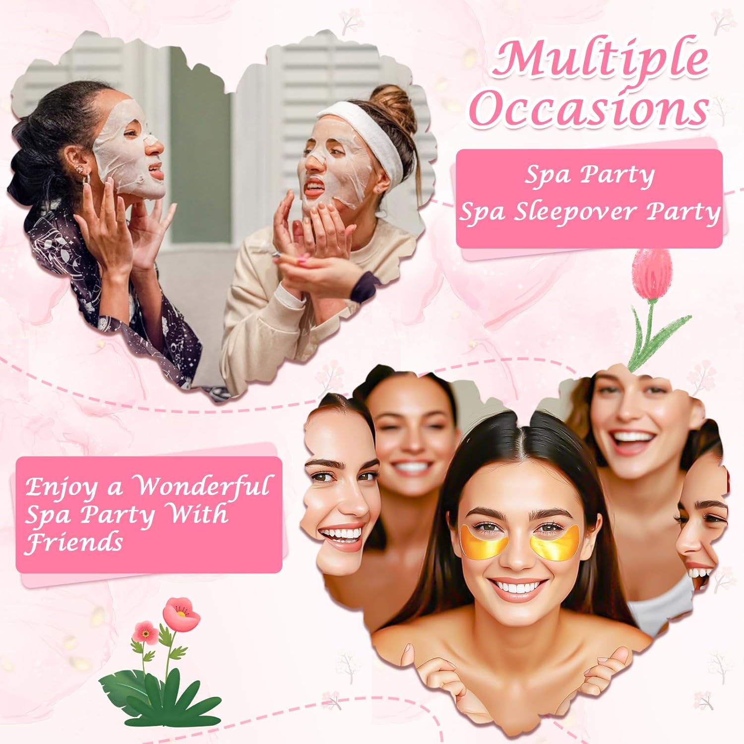 Spa Party Supplies Kit with 12 – Spa & Wellness Retreat recenzja i cena